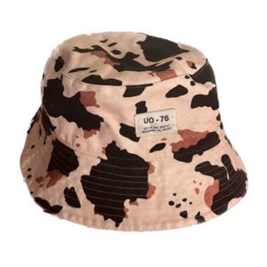 Urban Outfitters Cow Print Bucket Hat